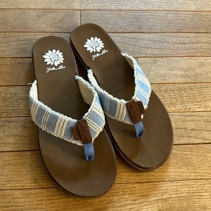 Brand new never worn flip flops